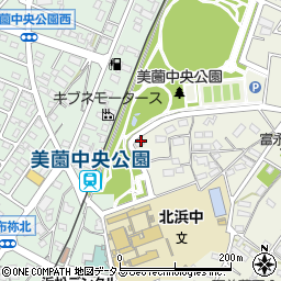 静岡県浜松市浜名区西美薗446周辺の地図