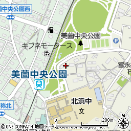 静岡県浜松市浜名区西美薗464周辺の地図