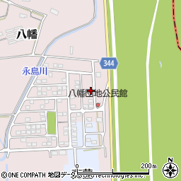 静岡県浜松市浜名区八幡493-75周辺の地図