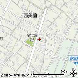 静岡県浜松市浜名区西美薗1003周辺の地図