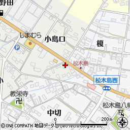 愛知県西尾市一色町野田小島口48周辺の地図