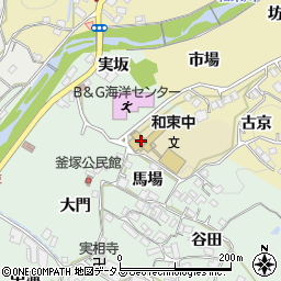和束町立和束中学校周辺の地図
