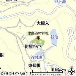 津島谷村神社周辺の地図