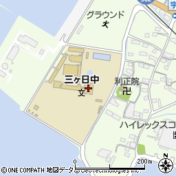 浜松市立三ヶ日中学校周辺の地図