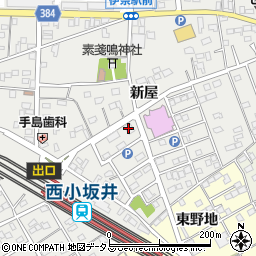 むさし豊川　伊奈店周辺の地図