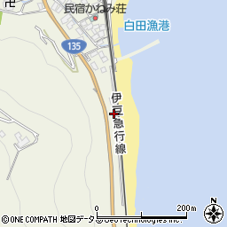 静岡県賀茂郡東伊豆町白田13周辺の地図
