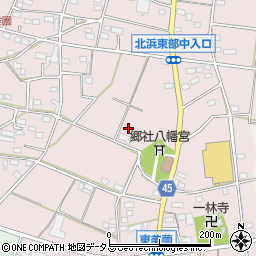静岡県浜松市浜名区東美薗906周辺の地図