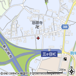 静岡県浜松市浜名区三ヶ日町駒場58周辺の地図