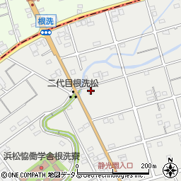 静岡県浜松市中央区根洗町417周辺の地図