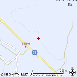岡山県加賀郡吉備中央町西978周辺の地図