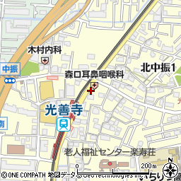 クオール薬局光善寺駅前店周辺の地図
