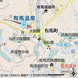 太閤橋周辺の地図