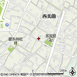 静岡県浜松市浜名区西美薗884周辺の地図