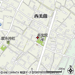 静岡県浜松市浜名区西美薗883-1周辺の地図