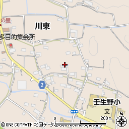 三重県伊賀市川東周辺の地図
