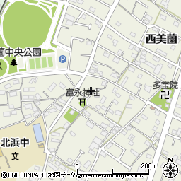 静岡県浜松市浜名区西美薗795周辺の地図