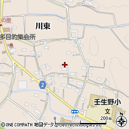 三重県伊賀市川東周辺の地図