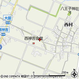 兵庫県加古川市西神吉町西村322周辺の地図