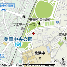 静岡県浜松市浜名区西美薗466周辺の地図