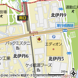 オートバックス伊丹店周辺の地図