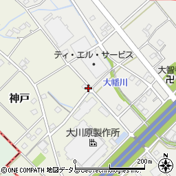 静岡県榛原郡吉田町神戸1260周辺の地図