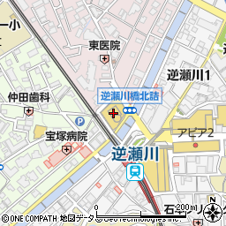 コープ宝塚周辺の地図