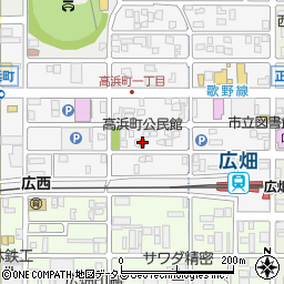 高浜町公民館周辺の地図