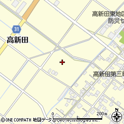 静岡県焼津市高新田周辺の地図