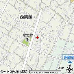 静岡県浜松市浜名区西美薗1005周辺の地図