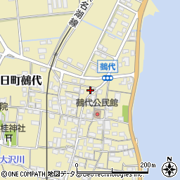 静岡県浜松市浜名区三ヶ日町鵺代612周辺の地図