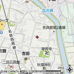 愛知県西尾市吉良町吉田斉藤久42周辺の地図