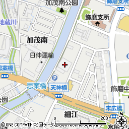 飾磨大和会館周辺の地図
