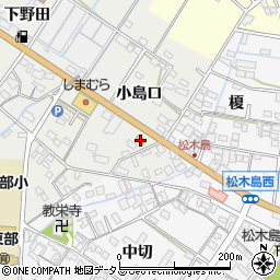 愛知県西尾市一色町野田小島口46周辺の地図