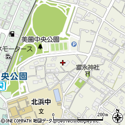 静岡県浜松市浜名区西美薗717周辺の地図
