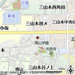 ファミリーマート三山木西店周辺の地図