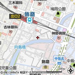 兵庫県姫路市飾磨区玉地4-1周辺の地図