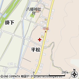 静岡県磐田市平松366周辺の地図