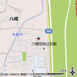 静岡県浜松市浜名区八幡493-48周辺の地図