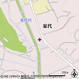 静岡県掛川市家代846周辺の地図