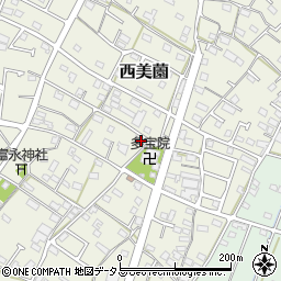 静岡県浜松市浜名区西美薗973周辺の地図