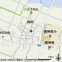 兵庫県加古川市西神吉町西村253周辺の地図