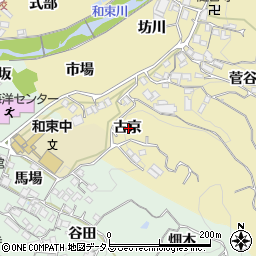 京都府相楽郡和束町中古京周辺の地図