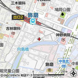 兵庫県姫路市飾磨区玉地5-2周辺の地図