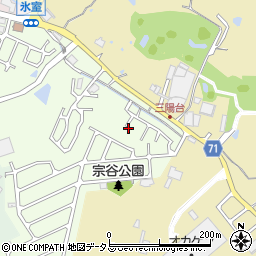大阪府枚方市宗谷2丁目周辺の地図