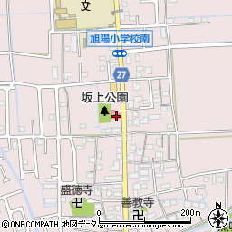 朝山内科医院周辺の地図