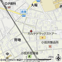 愛知県豊川市小坂井町周辺の地図