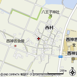 兵庫県加古川市西神吉町西村244周辺の地図