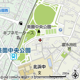 静岡県浜松市浜名区西美薗666周辺の地図