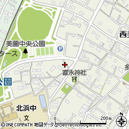 静岡県浜松市浜名区西美薗724-3周辺の地図