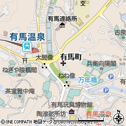 泉郷荘周辺の地図